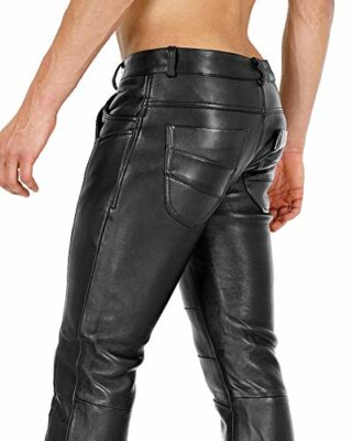 Bockle Ricbo Aniline 501 Lederhose, Schwarz