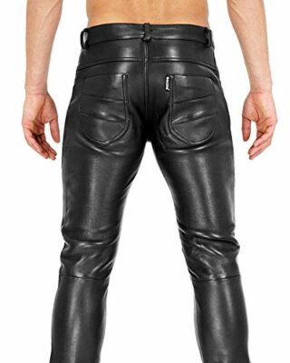Bockle Ricbo Aniline 501 Lederhose, Schwarz