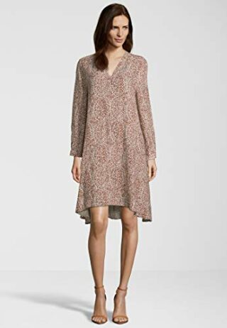 CINQUE CIELIO Leinenkleid, Braun