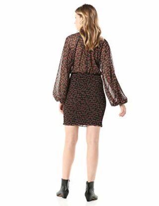 C/MEO COLLECTIVE Longevity Minikleid Langarm, Schwarz