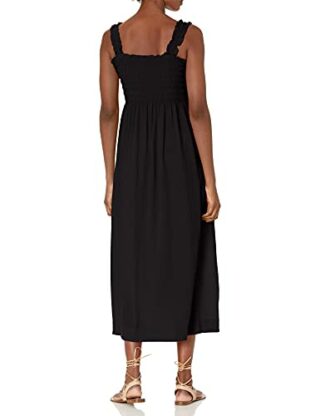 Calvin Klein Ärmelloses Maxikleid, Schwarz