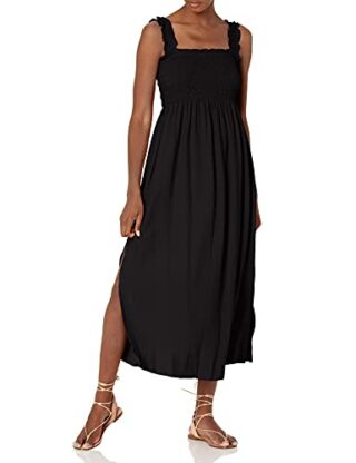 Calvin Klein Ärmelloses Maxikleid, Schwarz
