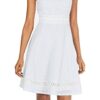 Calvin Klein Ärmelloses, ausgestelltes Kleid, Weiß