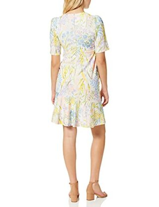 Calvin Klein Ausgestelltes Kleid, Bedruckt, Weiß