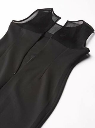 Calvin Klein Etuikleid mit Spitze, Schwarz