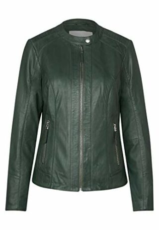 Cecil 211094 Lederjacke Damen, Grün