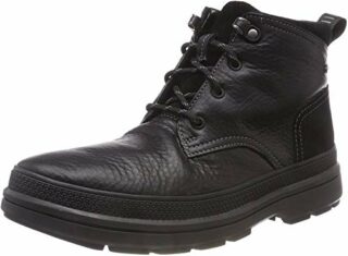 Clarks Rushway Mid GTX Ankle Boots, Schwarz