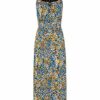 Comma 81.006.81.2296 Maxikleid, Sommerkleid, Grün