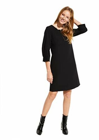 Comma 81.908.82.5038 Abendkleid, Schwarz