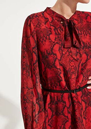 Comma 81.909.82.5064 Cocktailkleid, Rot