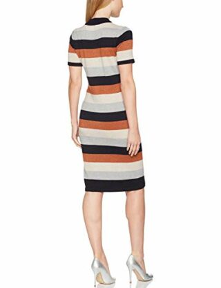 Comma 81709824132 Strickkleid, Orange