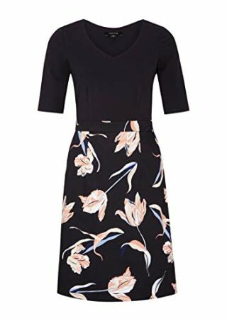 Comma 85.899.82.1036 A-Linien-Kleid, Bunt