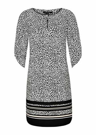 Comma 85.899.82.1038 A-Linien-Kleid, Bunt