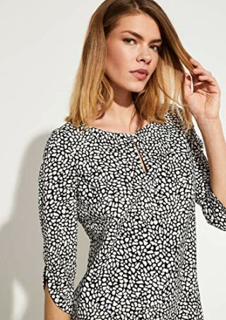 Comma 85.899.82.1038 A-Linien-Kleid, Bunt
