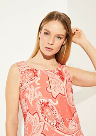 Comma 85.899.82.1050 Abendkleid, Orange