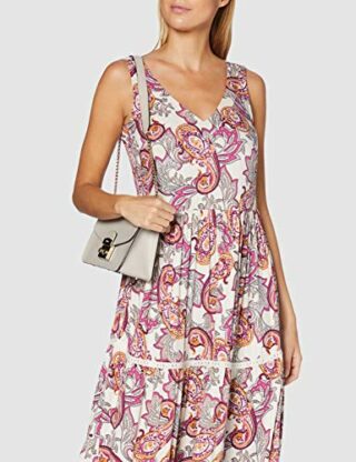 Comma 87.005.81.2243 A-Linien-Kleid, Pink