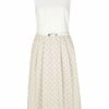 Comma 8E.095.82.5636 A-Linien-Kleid, Beige