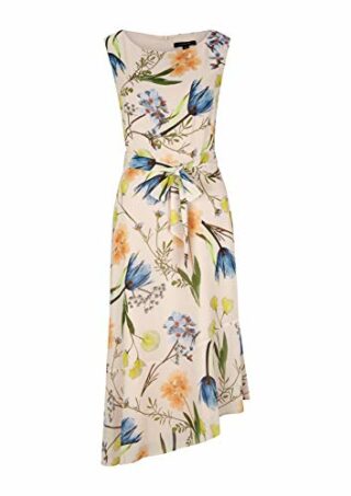 Comma 8T.003.82.8075 A-Linien-Kleid, Braun
