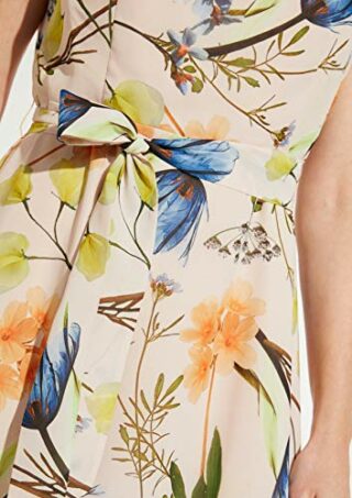 Comma 8T.003.82.8075 A-Linien-Kleid, Braun