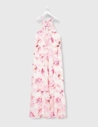 Comma 8T.005.81.2262 langes Sommerkleid, Pink