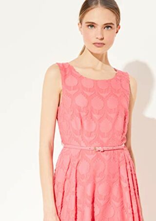 Comma 8T.005.82.5508 A-Linien-Kleid kurz, Pink