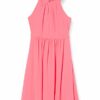 Comma 8T.005.82.5656 A-Linien-Kleid kurz, Pink