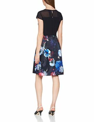 Comma 8T.802.82.4392 A-Linien-Kleid, Bunt