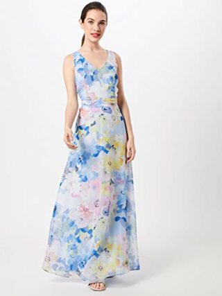 Comma 8T.904.81.3030 A-Linien-Kleid, Bunt