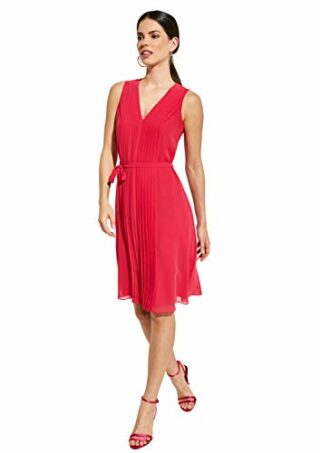 Comma 8T.905.82.4966 A-Linien-Kleid, Rot