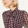 Comma 8T.910.82.5100 A-Linien-Kleid, Bunt