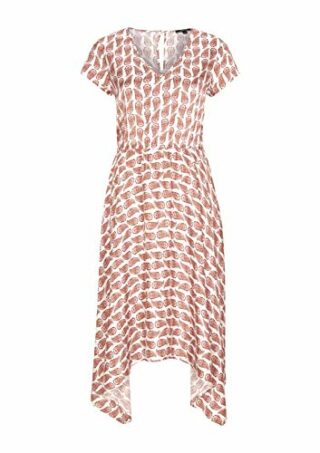 Comma A-Linien-Kleid, Beige