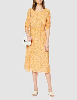 Comma A-Linien-Kleid, Beige