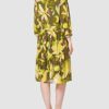 Comma A-Linien Kleid, Blumenmuster, Bunt