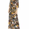 Comma A-Linien-Kleid, Braun