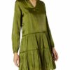 Comma A-Linien-Kleid, Tunikakleid, Grün