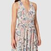 Comma A-Linien-Kleid lang, Bunt