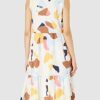 Comma CI 603.10.104.20.200.2063188 Maxikleid, Bunt