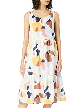 Comma CI 603.10.104.20.200.2063188 Maxikleid, Bunt