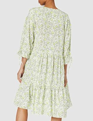 Comma CI 603.14.103.20.200.2102559 A-Linien-Kleid, Grün