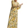Comma Chiffon-Kleid mit plissiertem Rock, Weiß