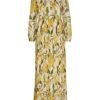 Comma Chiffon-Kleid mit plissiertem Rock, Weiß