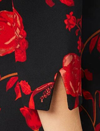 Comma Minikleid mit Blumenmuster, Bunt