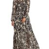 Comma Sommerkleid Lang, Schwarz