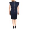 DKNY Etuikleid mit V-Ausschnitt, Blau