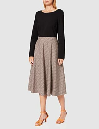 Daniel Hechter Ausgestelltes Kleid, Beige
