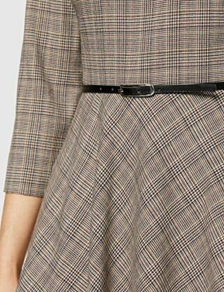 Daniel Hechter Ausgestelltes Kleid, Beige