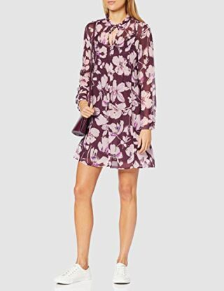 Daniel Hechter Chiffon Abendkleid, Rot