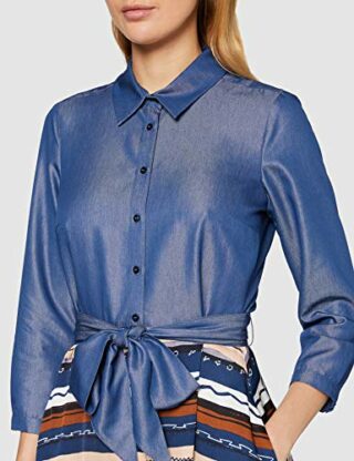 Daniel Hechter Hemdblusenkleid, Blau