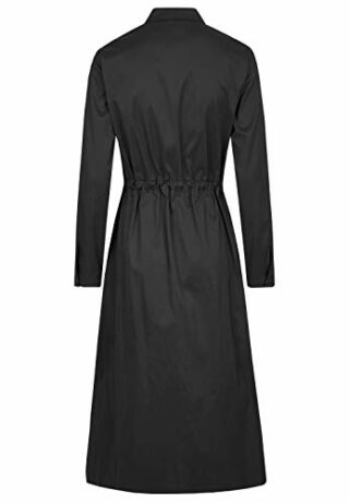 Daniel Hechter Hemdblusenkleid mit Gürtelschleife, Schwarz