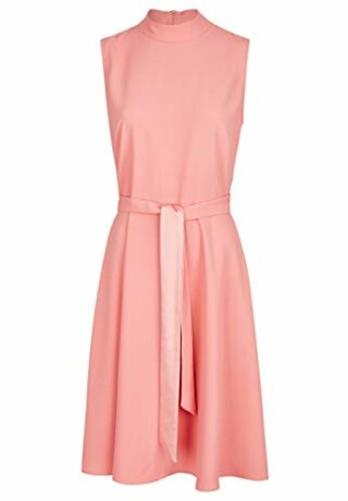 Daniel Hechter Modernes A-Linien-Kleid mit Gürtelschleife, Pink
